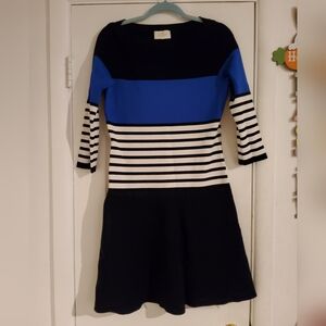 Kate Spade Black Dress with Blue Strap